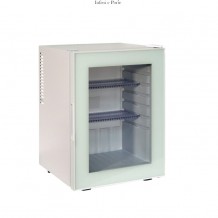 Minibar Essential Line 40 litri bianco con porta vetro